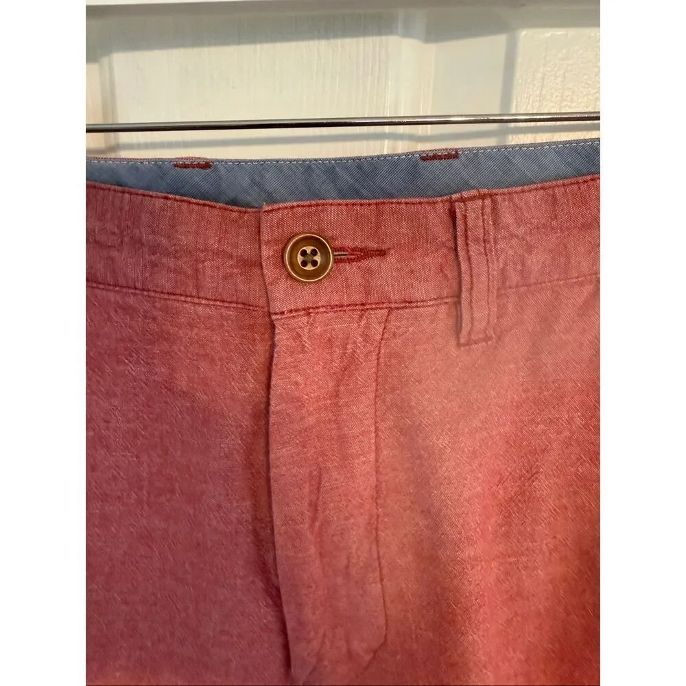 J. Crew Muted Red Chino Bermuda Shorts sz 34